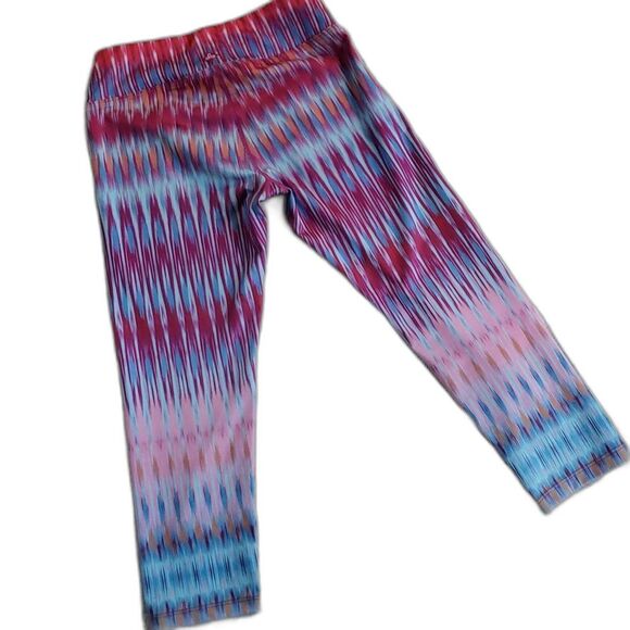 PrAna Pull On Pants Leggings Capri Activewear Yoga Hike Run Size XS Multicolor - Picture 3 of 12